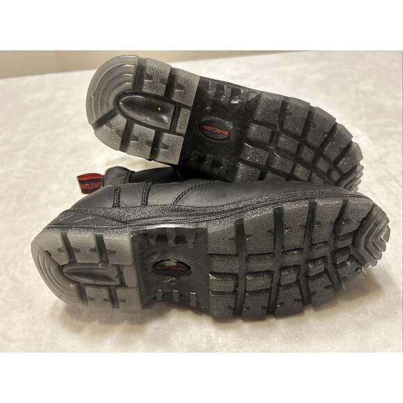 Sureway Boots Men’s Size 8.5 Black Leather Pull On Work Boots Ankle Non Slip - Picture 9 of 9